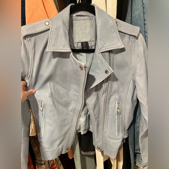 Amaryllis Genuine Leather Moto Jacket - Picture 3 of 8